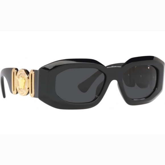 NEW VERSACE UNISEX SUNGLASSES VE4425U GB1/87 MOD VE4425U BLACK - Picture 4 of 8